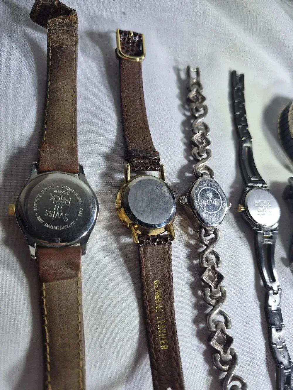 Vintage Watch Lot - 6 pc Mixed Brand Collection (Tissot, Skagen, Seiko, Croton +